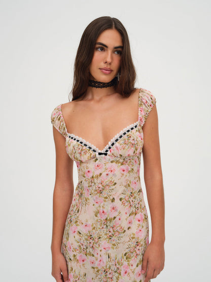 For Love and Lemons Emmaline Maxi Dress - Yellow