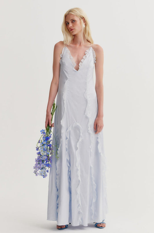 For Love and Lemons Britney Gown - Blue