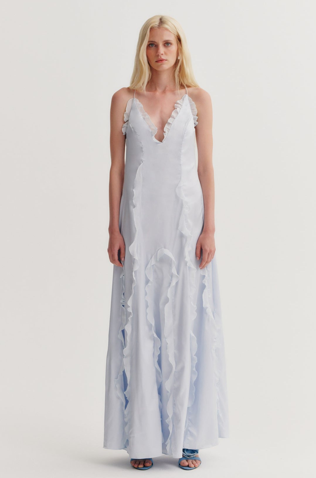 For Love and Lemons Britney Gown - Blue