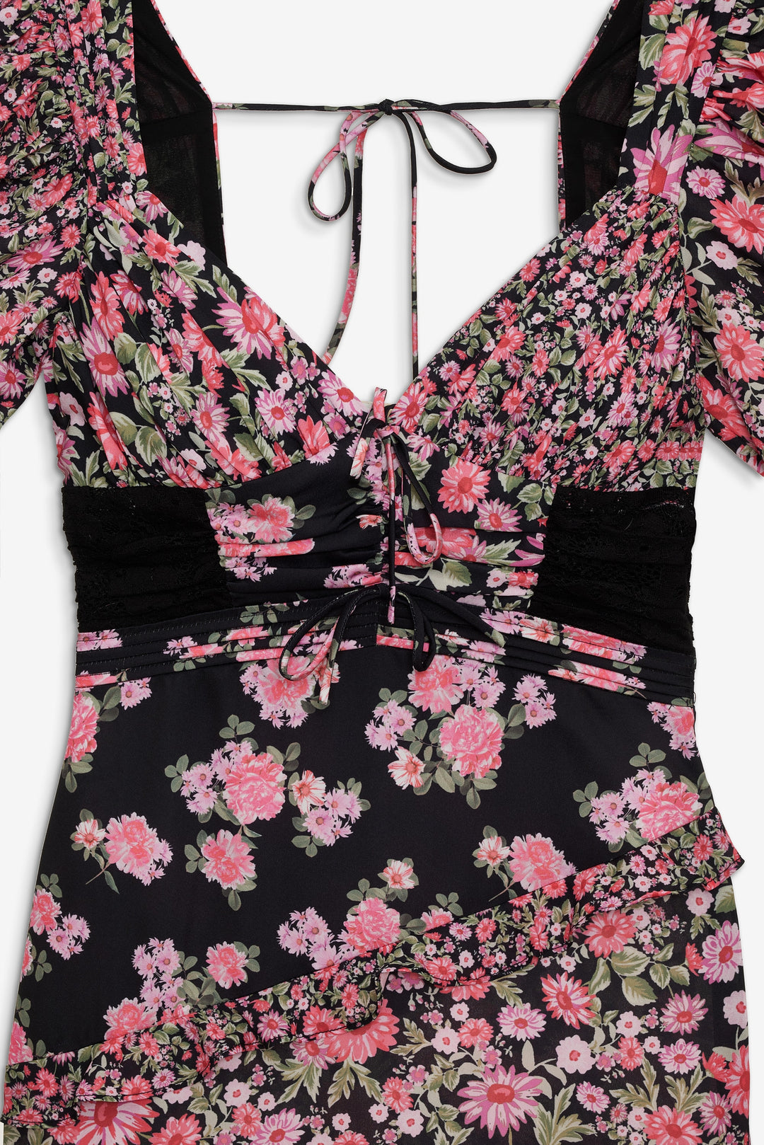 For Love and Lemons Emalyn Maxi Dress - Black