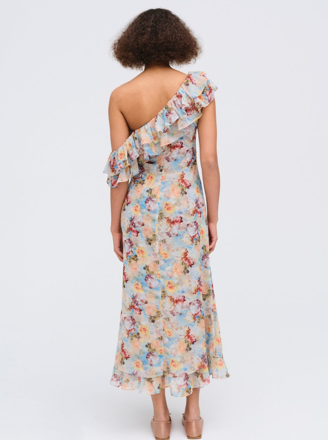 For Love and Lemons Delphine Midi Dress - Blue