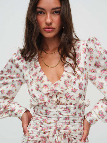 For Love and Lemons Jayleen Mini Dress - Pink