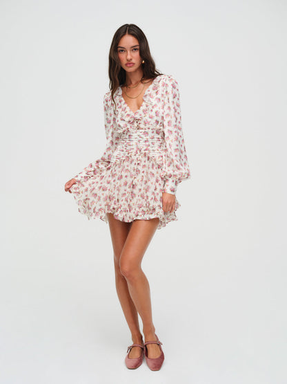 For Love and Lemons Jayleen Mini Dress - Pink