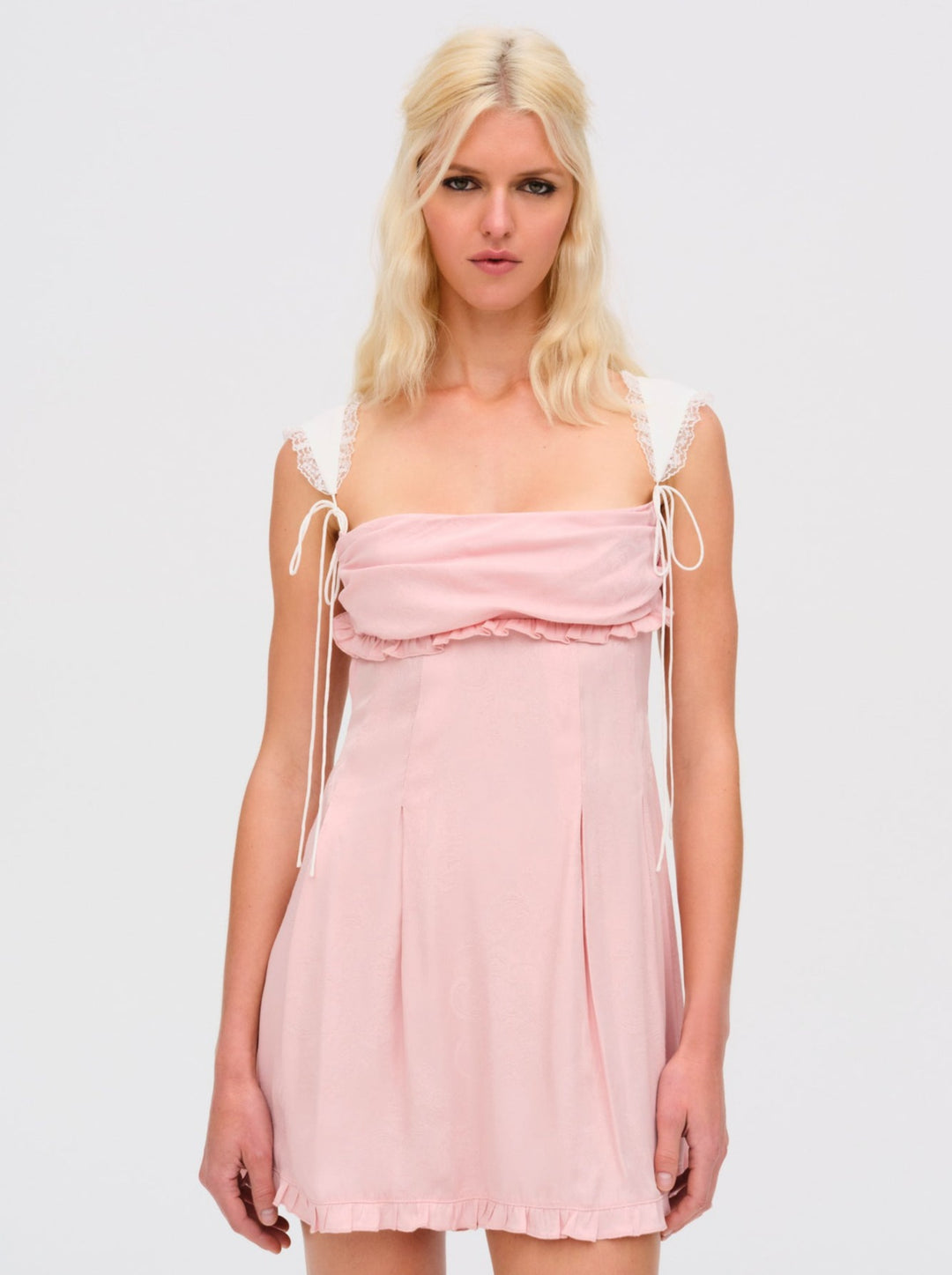 For Love and Lemons Holland Mini Dress - Pink