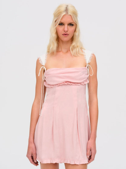 For Love and Lemons Holland Mini Dress - Pink