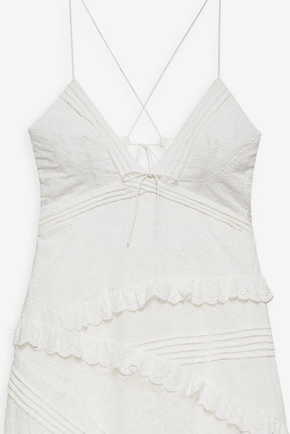 For Love and Lemons Rosalyn Maxi Dress - White
