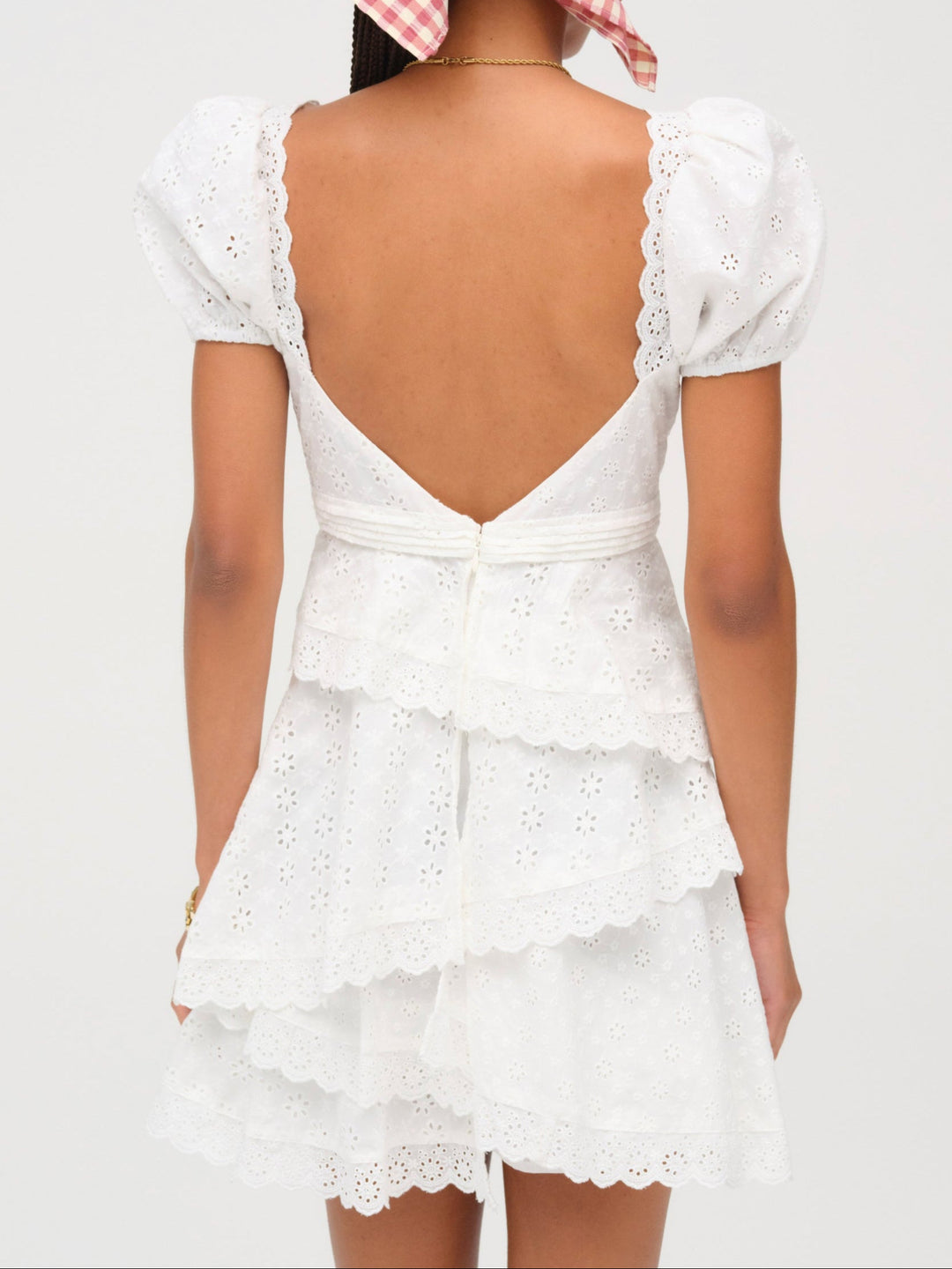 For Love and Lemons Rosalyn Mini Dress - White
