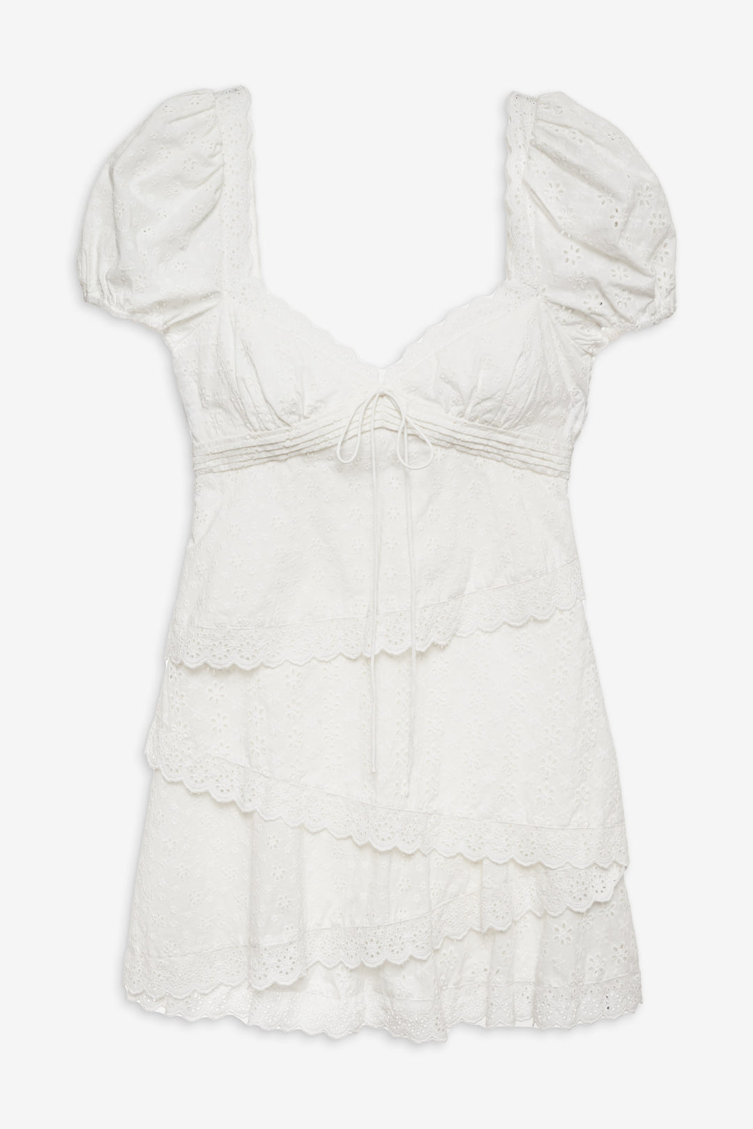 For Love and Lemons Rosalyn Mini Dress - White