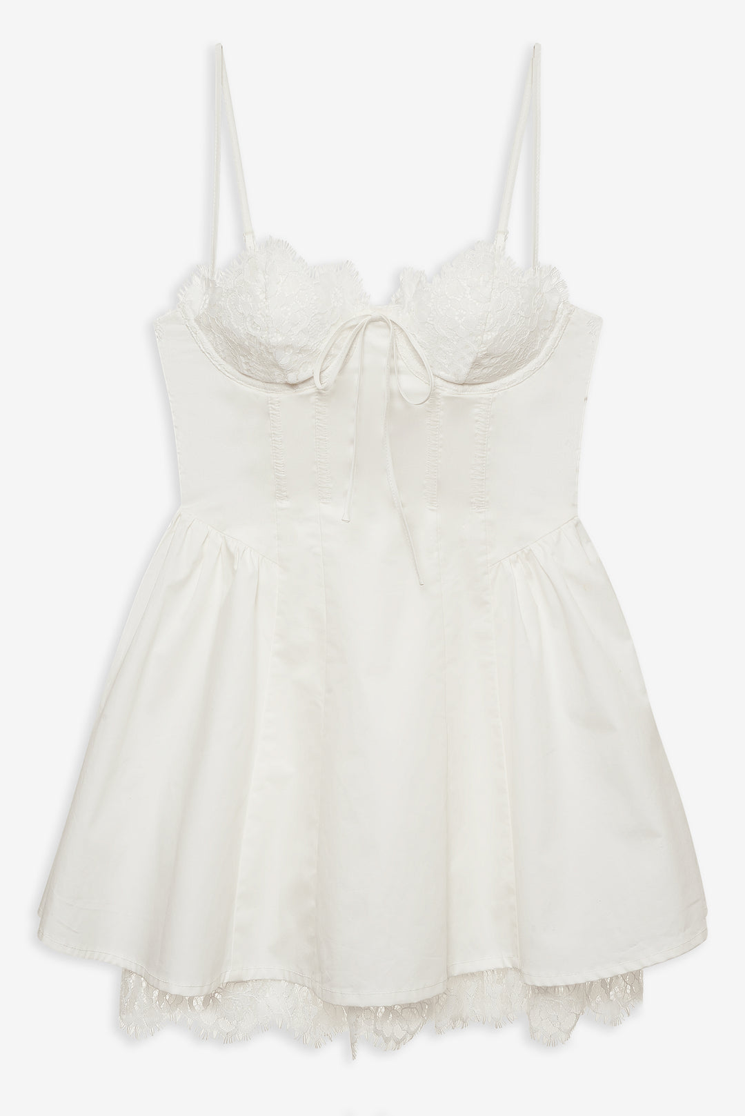 For Love and Lemons Shae Mini Dress - White