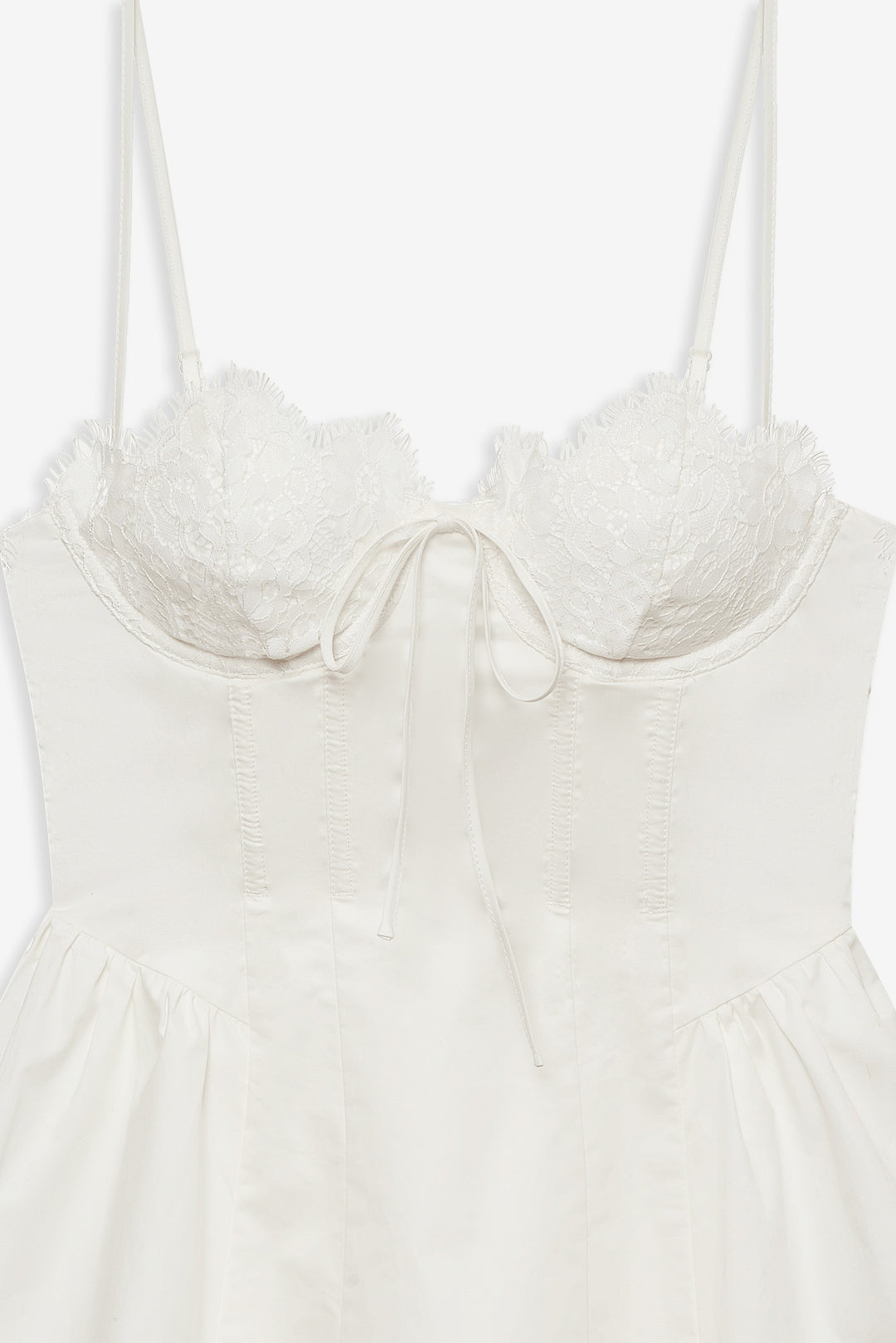 For Love and Lemons Shae Mini Dress - White