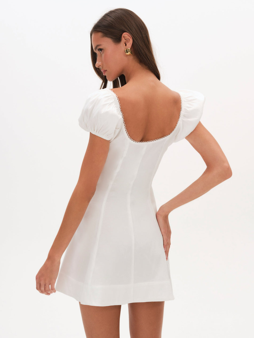 For Love and Lemons Zuri Mini Dress - Cream