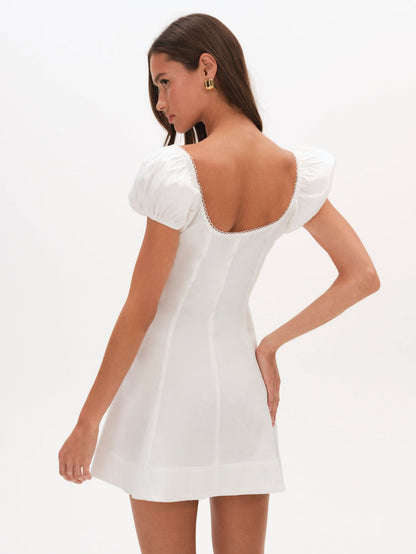 For Love and Lemons Zuri Mini Dress - Cream