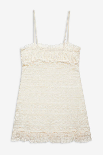 For Love and Lemons Reba Slip Dress - White