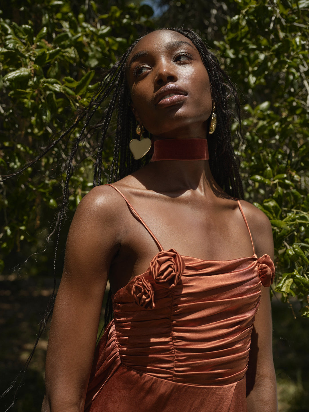 For Love and Lemons Winona Bridesmaid Gown - Orange