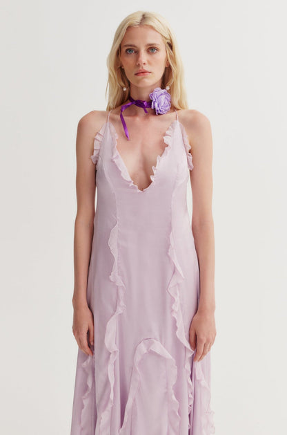 For Love and Lemons Britney Gown - Lilac