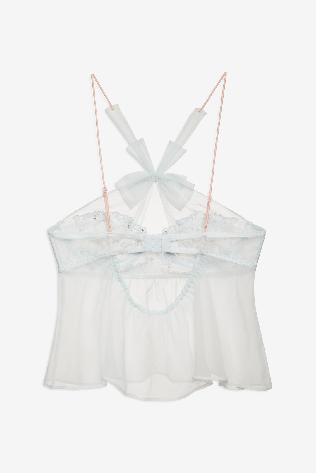 For Love and Lemons Winter Roses Top - Blue
