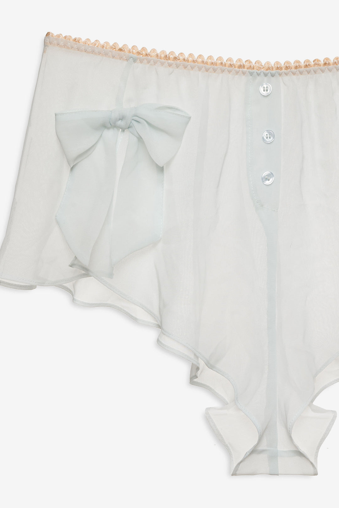 For Love and Lemons Winter Roses Short - Blue