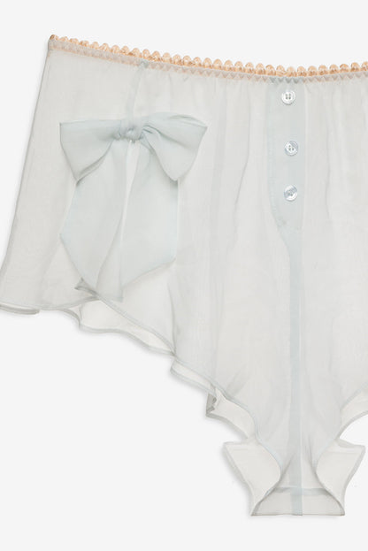 For Love and Lemons Winter Roses Short - Blue