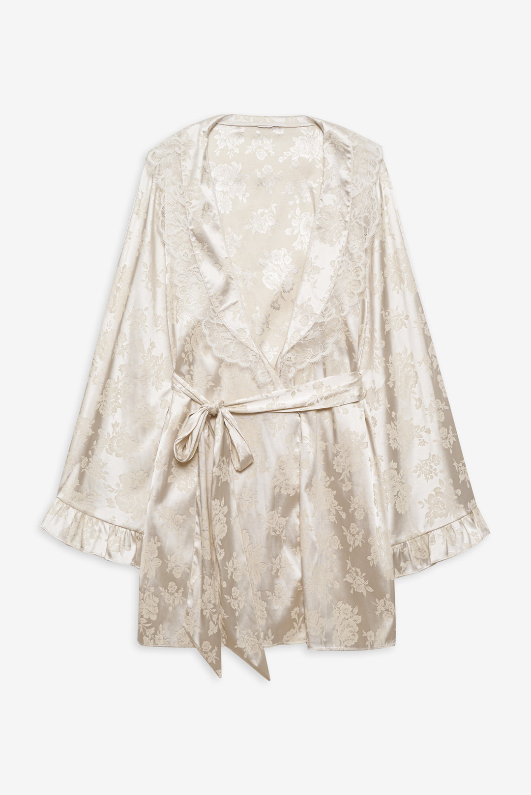 For Love and Lemons Audrey Robe - Cream
