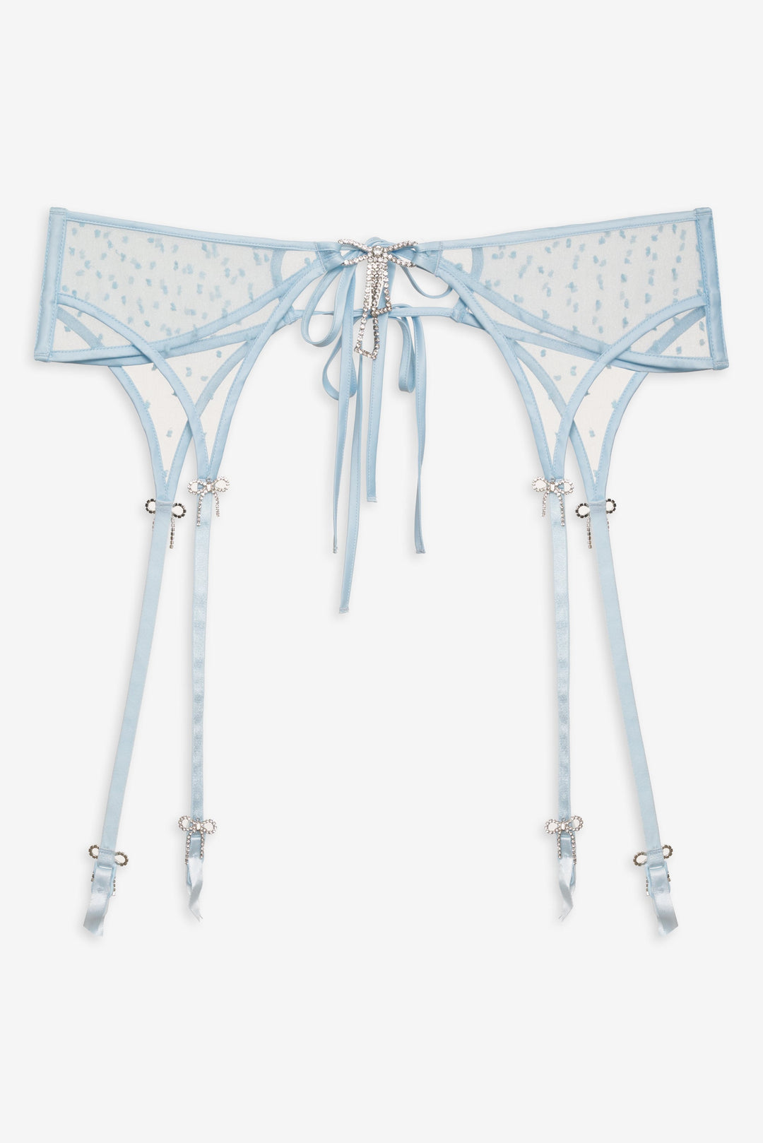 For Love and Lemons Izzy Garter - Blue