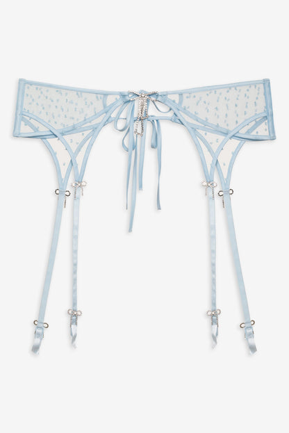 For Love and Lemons Izzy Garter - Blue