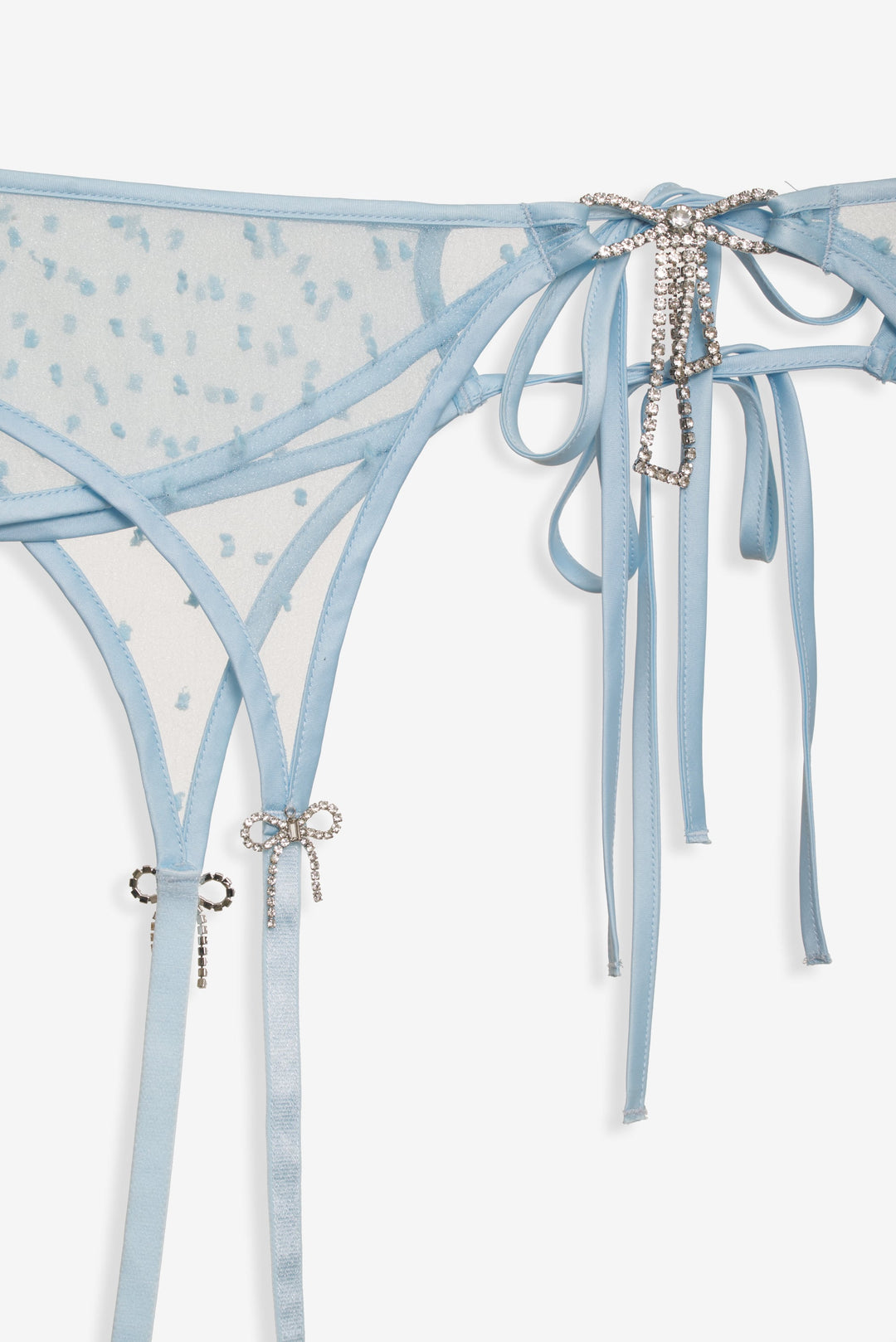 For Love and Lemons Izzy Garter - Blue