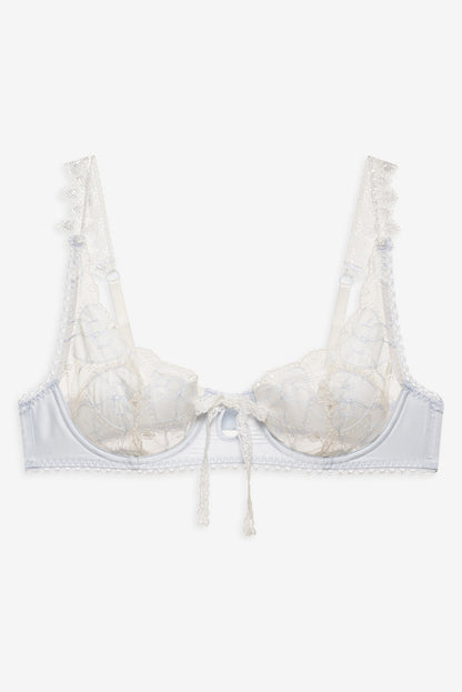 For Love and Lemons Pure Heart Underwire Bra - White