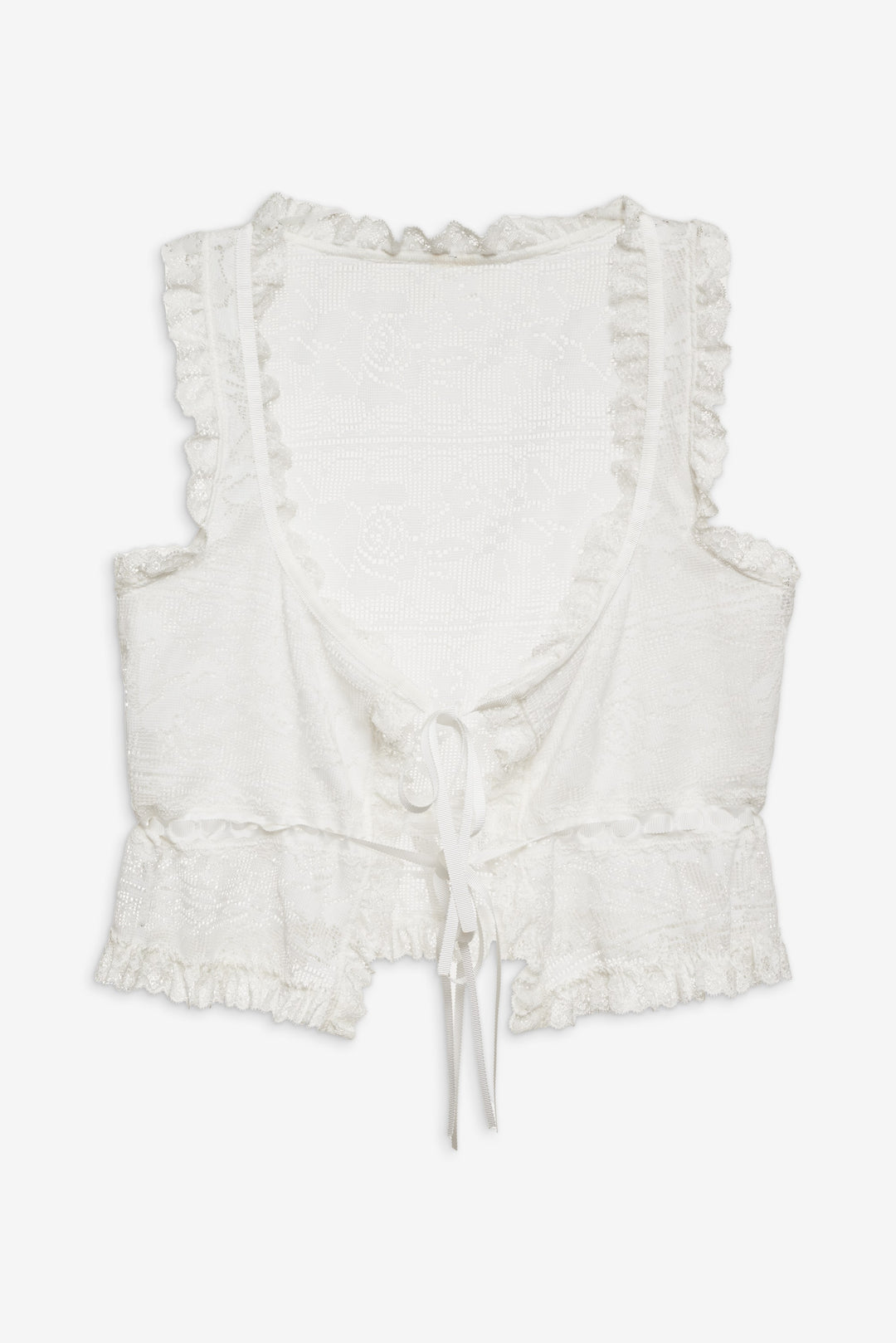 For Love and Lemons Antique Store Lace Top - White