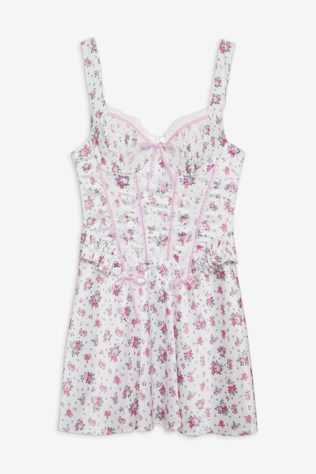 For Love and Lemons Thats Amore Slip Dress - White