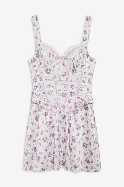 For Love and Lemons Thats Amore Slip Dress - White