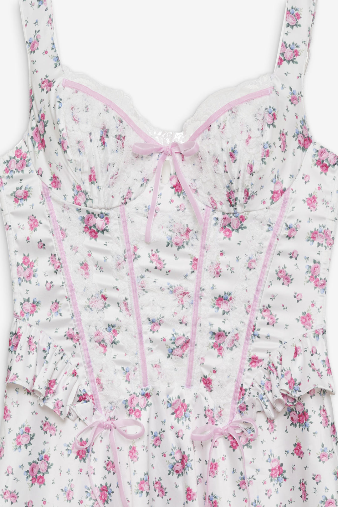 For Love and Lemons Thats Amore Slip Dress - White