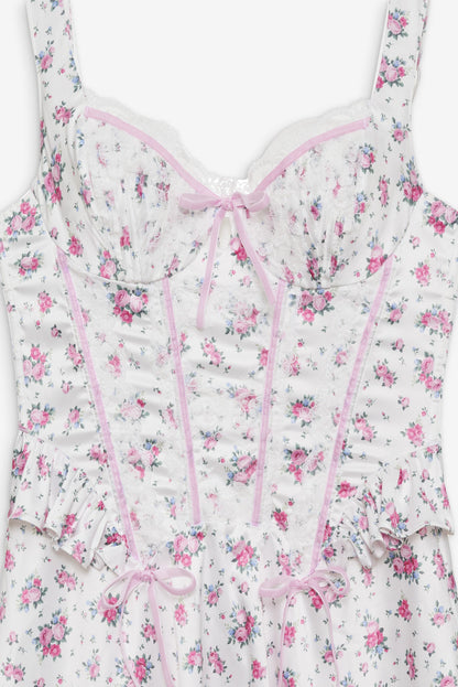 For Love and Lemons Thats Amore Slip Dress - White