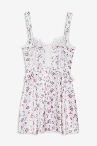 For Love and Lemons Thats Amore Slip Dress - White