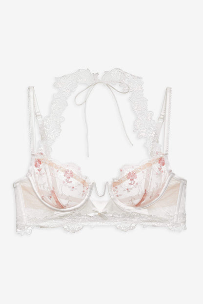 For Love and Lemons Le Fleur Underwire Bra - Peach