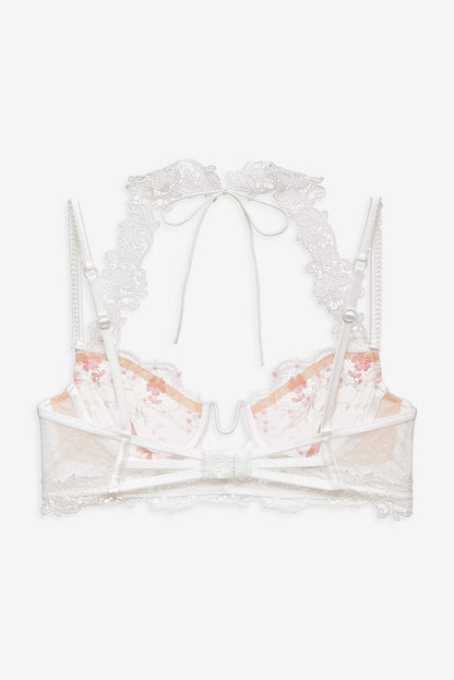 For Love and Lemons Le Fleur Underwire Bra - Peach