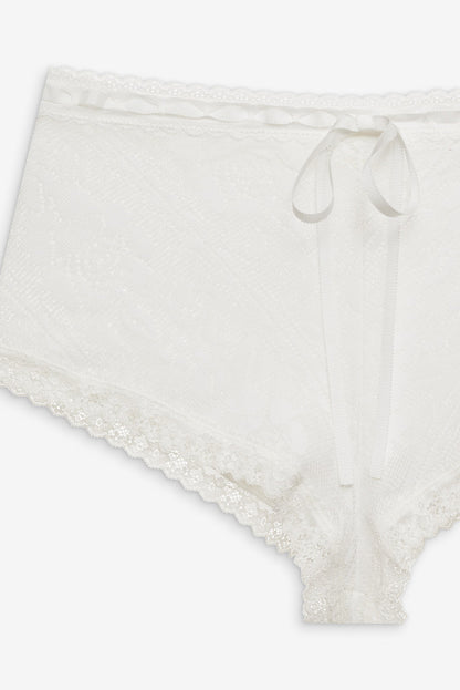 For Love and Lemons Antique Store Lace Shorts - White