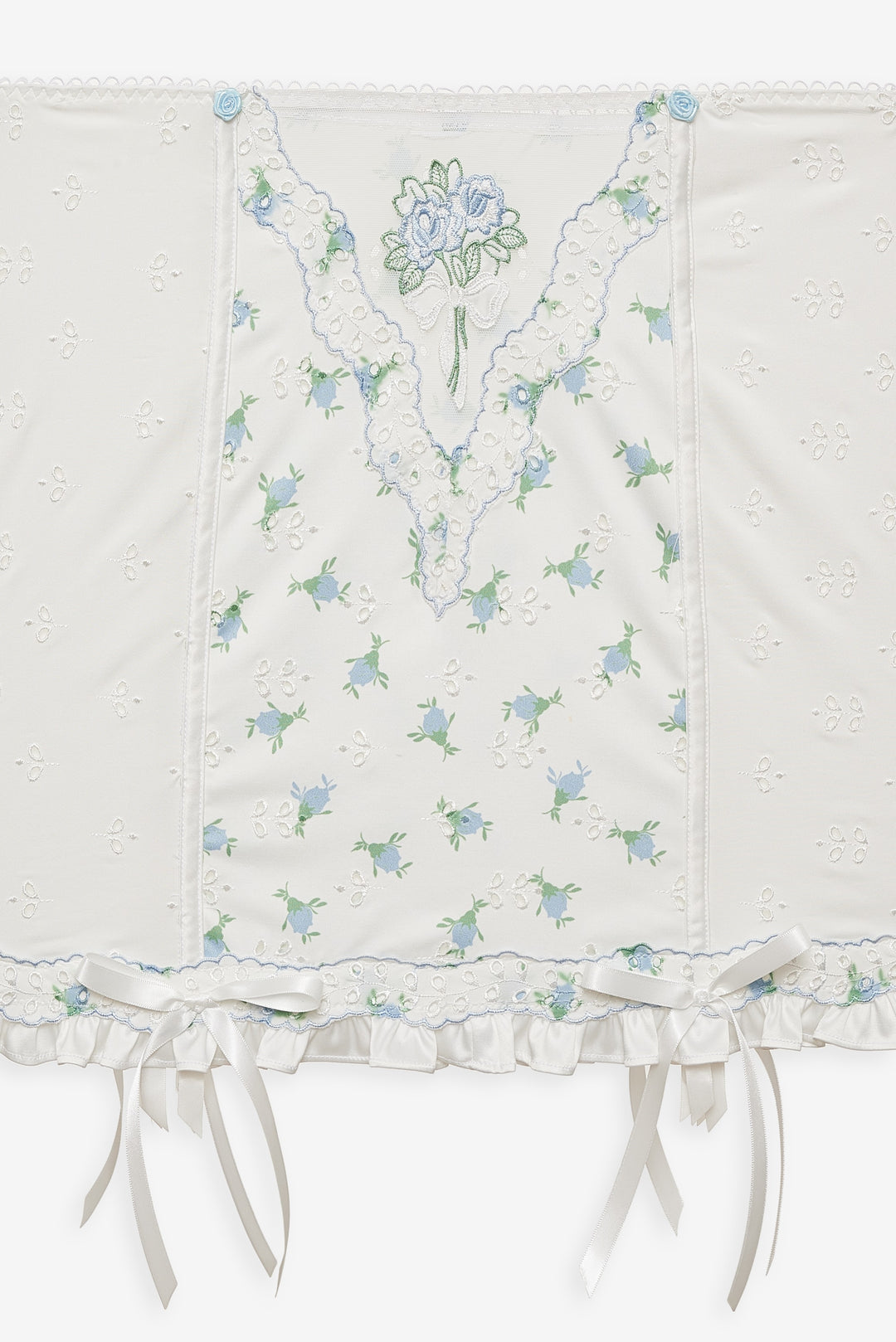 For Love and Lemons Budding Blossom Garter Skirt - White