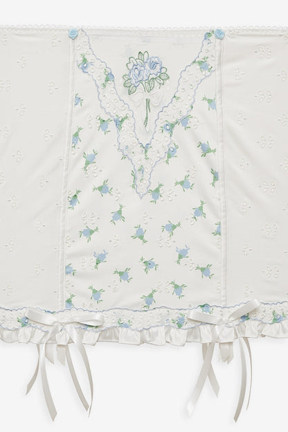 For Love and Lemons Budding Blossom Garter Skirt - White