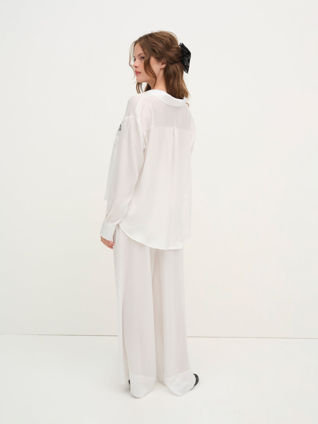 For Love and Lemons Everyday PJ Top - White