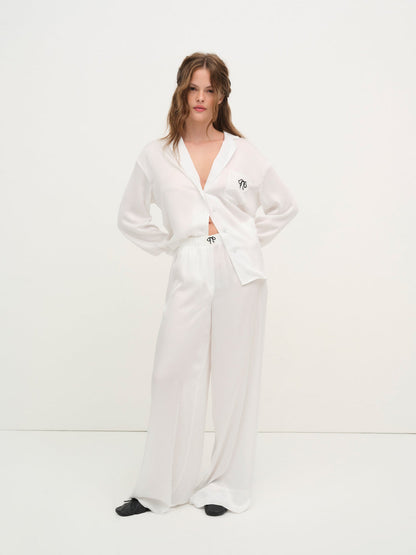 For Love and Lemons Everyday PJ Pant - White