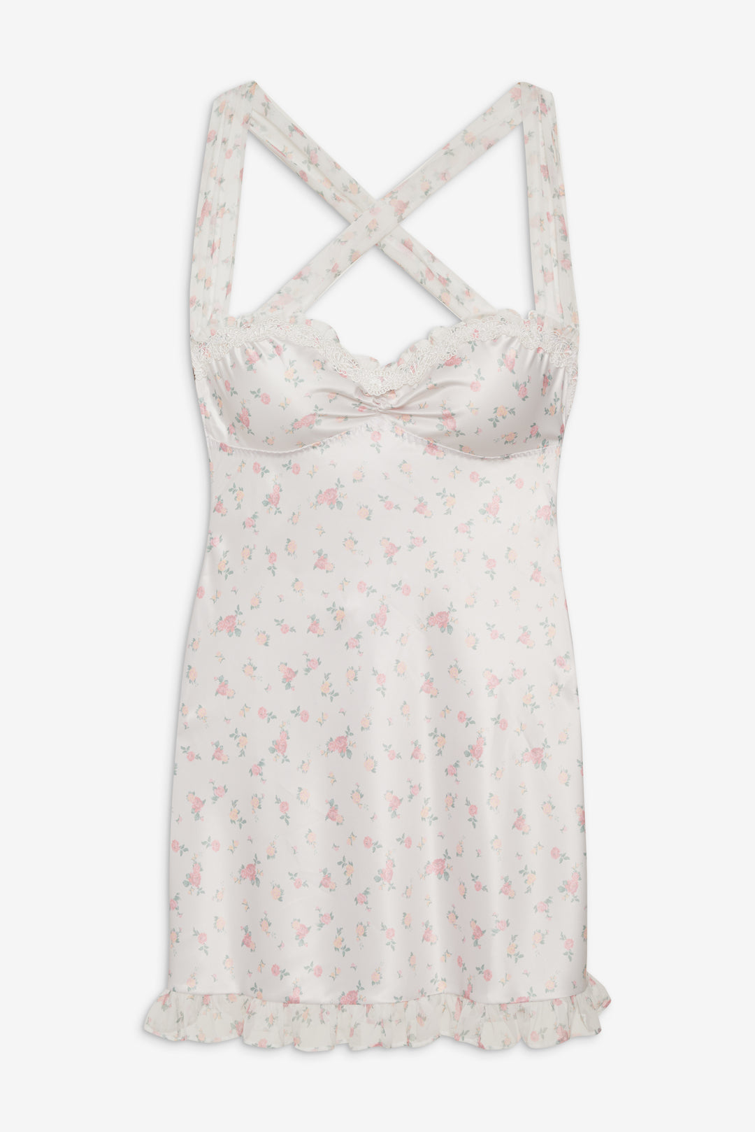 For Love and Lemons Sabrina Slip Dress - Pink