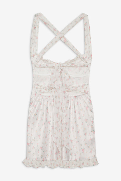 For Love and Lemons Sabrina Slip Dress - Pink
