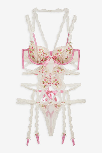 For Love and Lemons Gretchen Teddy - Tan
