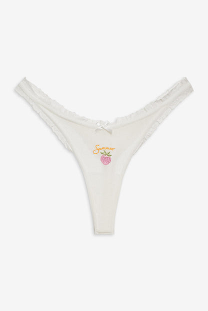 For Love and Lemons Summer Panty Pack - White