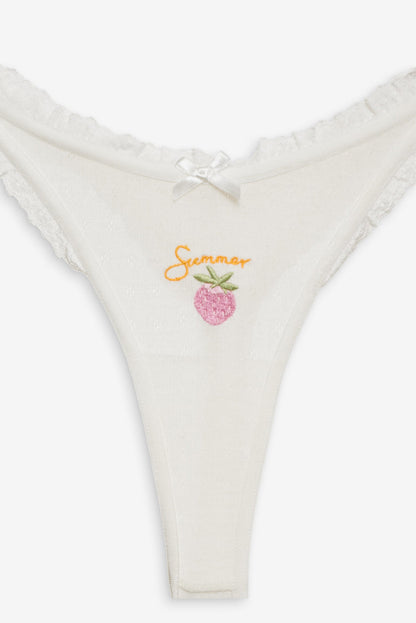 For Love and Lemons Summer Panty Pack - White