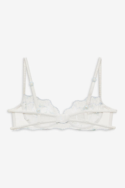 For Love and Lemons Budding Blossom Underwire Bra - White