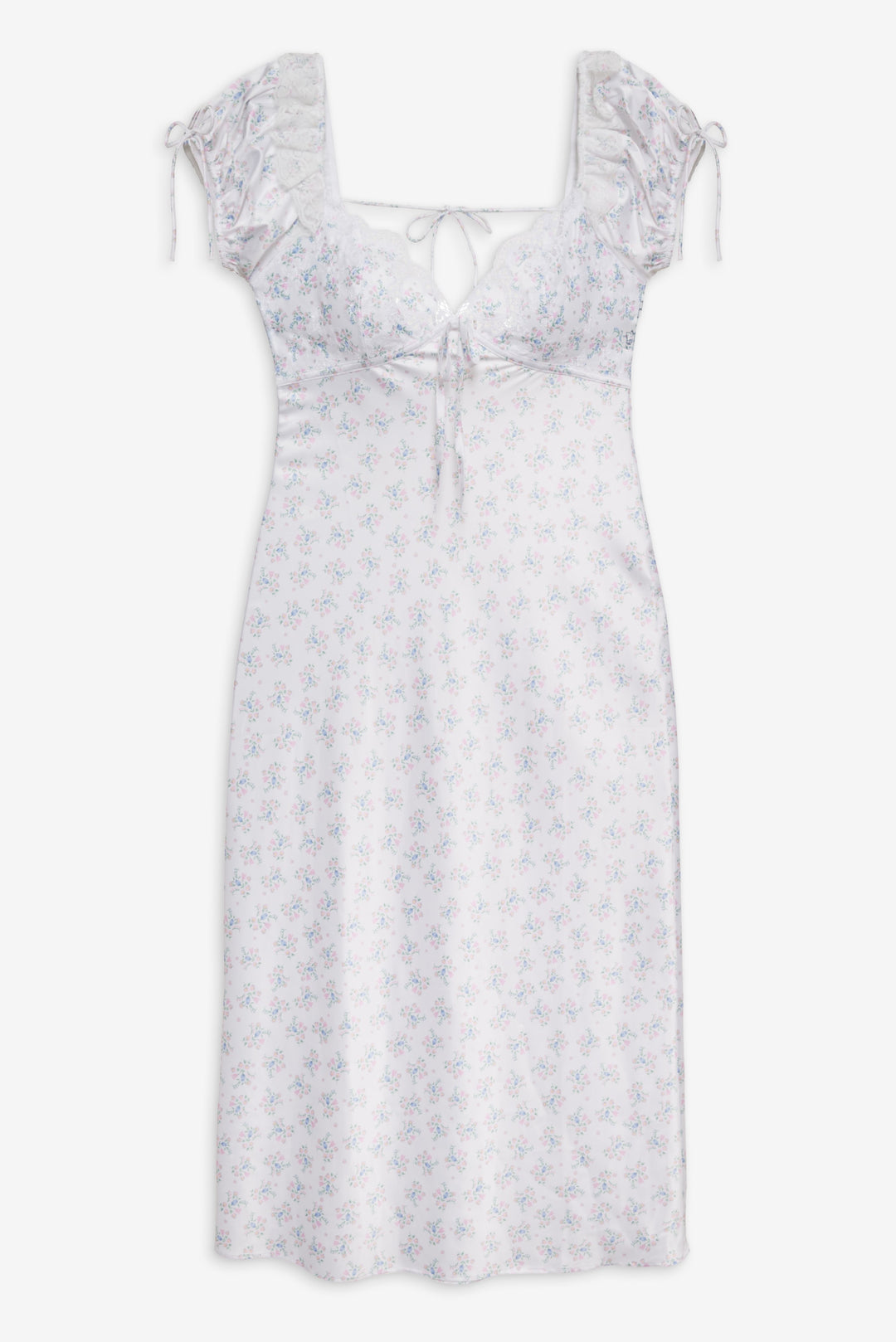 For Love and Lemons Sweet Escape Midi Slip Dress - White