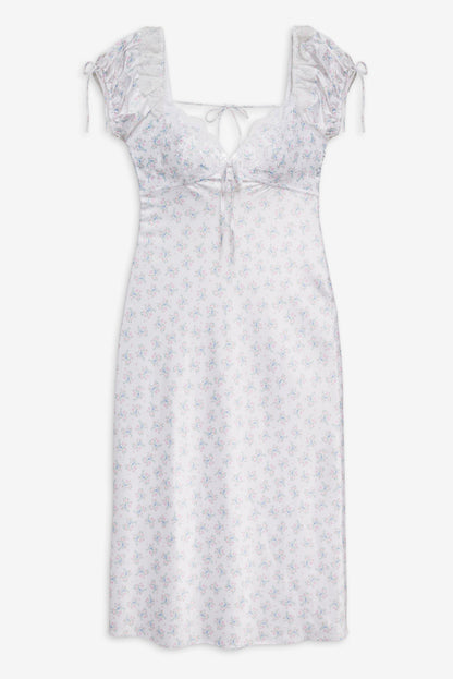 For Love and Lemons Sweet Escape Midi Slip Dress - White