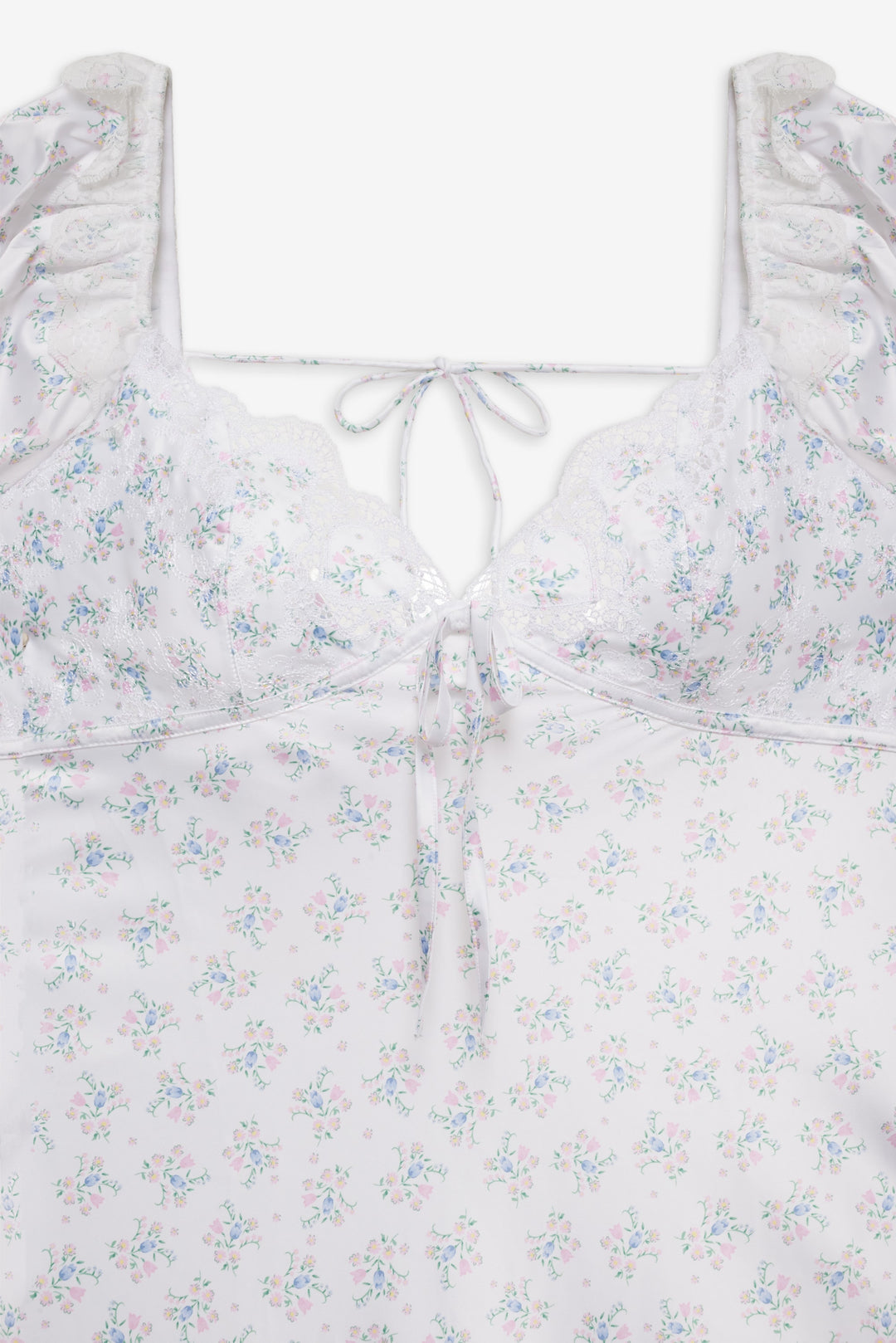 For Love and Lemons Sweet Escape Midi Slip Dress - White