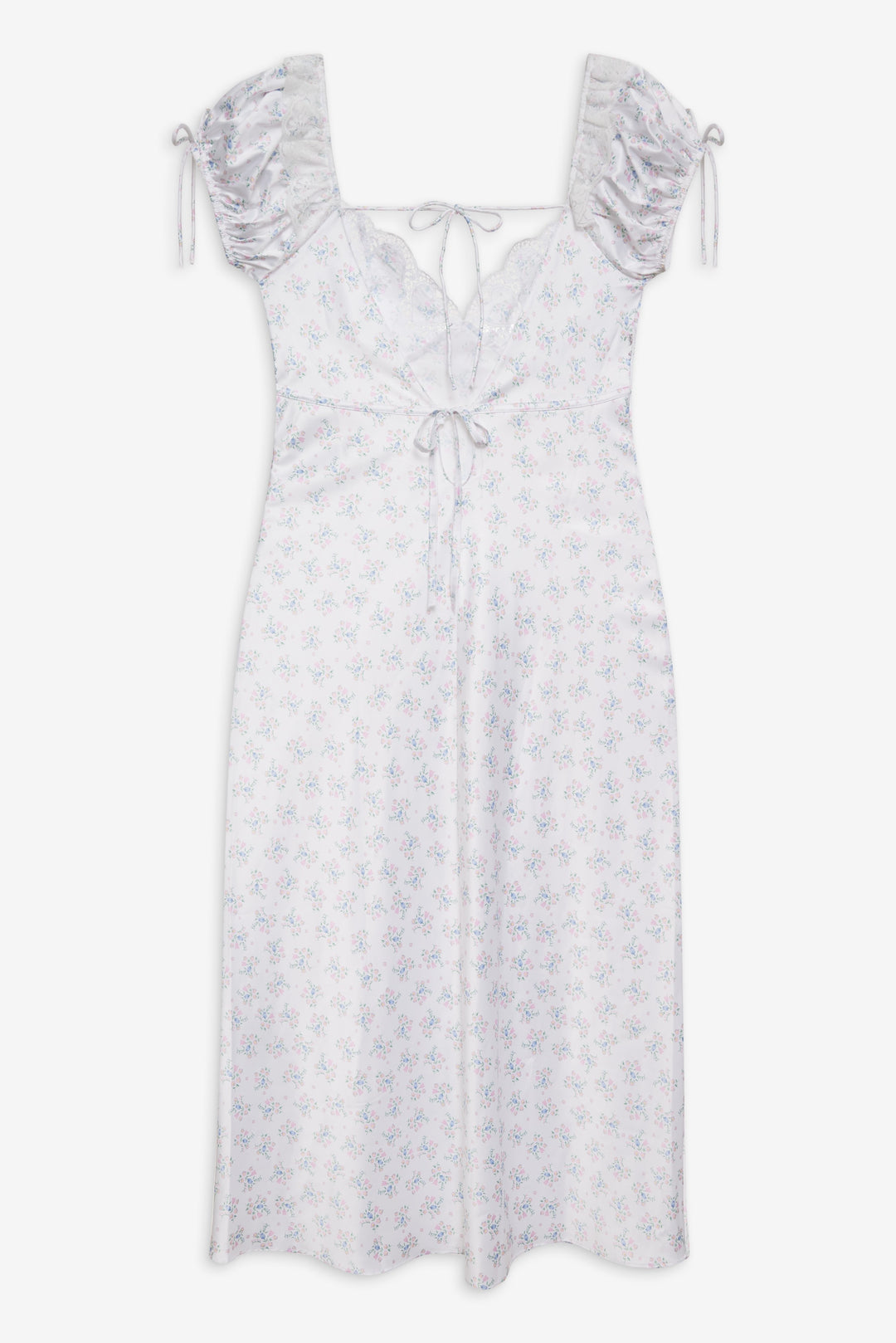 For Love and Lemons Sweet Escape Midi Slip Dress - White